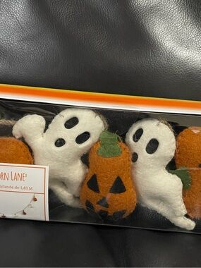 Halloween Candy Corn Lane Ghosts and Pumpkins Garland - Halloween Garland